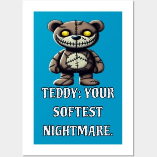 Scary teddy 1.0 Posters and Art